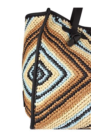 Marcella shopping bag in woven straw GIANNI CHIARINI | BS6850COMMESIR10313